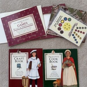 Pleasant Company American Girls Craft and Cook Book Set